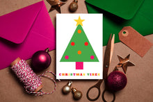 Load image into Gallery viewer, Christmas Vibes Tree Card