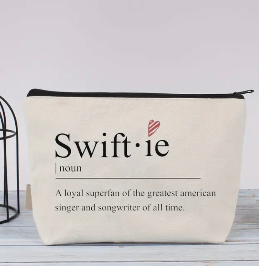 Taylor Swift ‘Swiftie’ Make Up Travel Bag Zip Purse Pencil Case