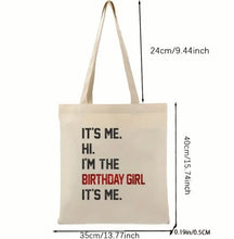Load image into Gallery viewer, Taylor Swift Swiftie Tote Bag Birthday Gift Eras Tour
