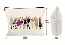 Load image into Gallery viewer, Taylor Swift Swiftie Make Up Travel Bag Zip Purse Pencil Case Eras Tour
