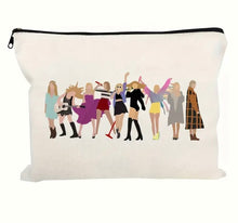 Load image into Gallery viewer, Taylor Swift Swiftie Make Up Travel Bag Zip Purse Pencil Case Eras Tour
