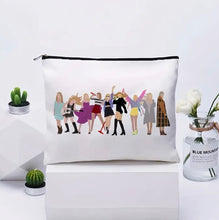 Load image into Gallery viewer, Taylor Swift Swiftie Make Up Travel Bag Zip Purse Pencil Case Eras Tour
