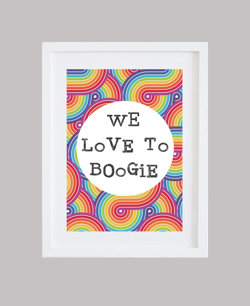 Rainbow ‘We Love To Boogie’ T Rex Music Quote W