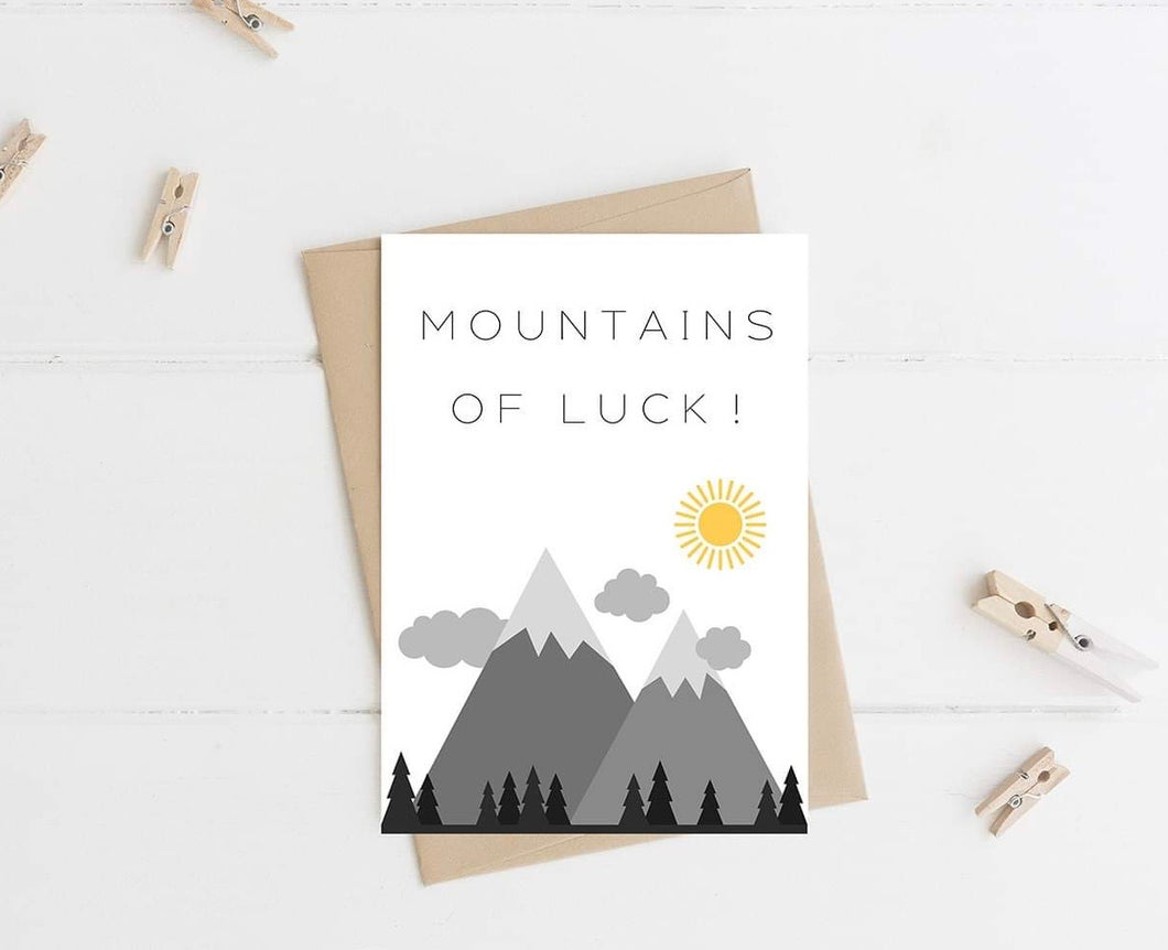 ‘Mountains Of Luck’ Card
