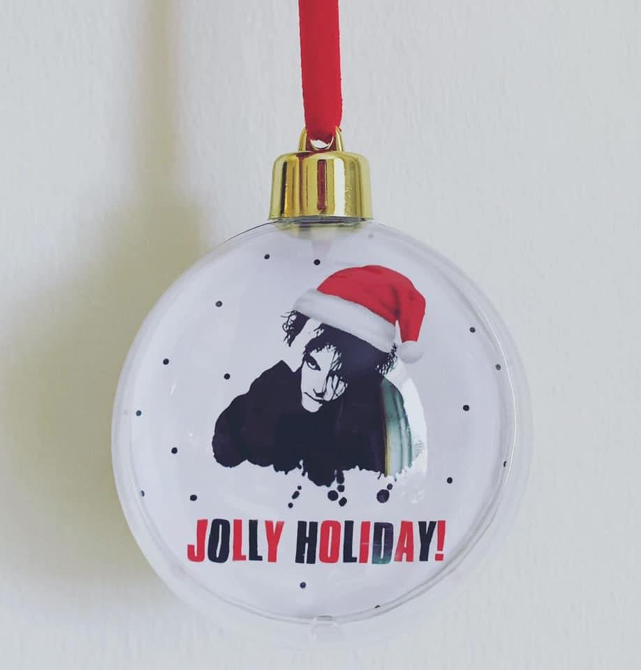 The Cure Robert Smith Christmas Bauble